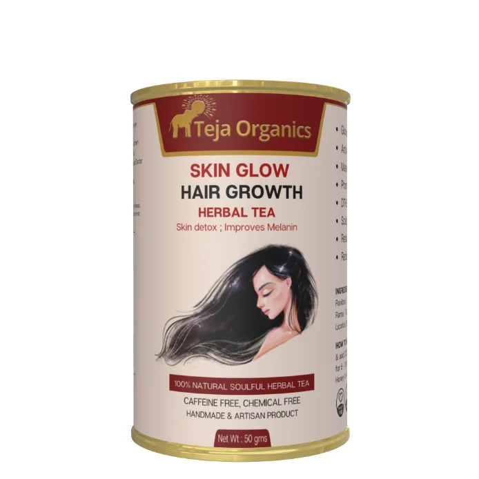 Teja Organics Skin Glow & Hair Growth Herbal Tea
