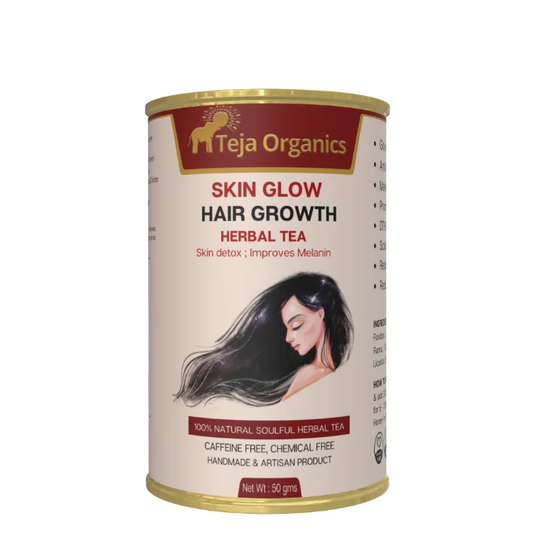 Teja Organics Skin Glow & Hair Growth Herbal Tea