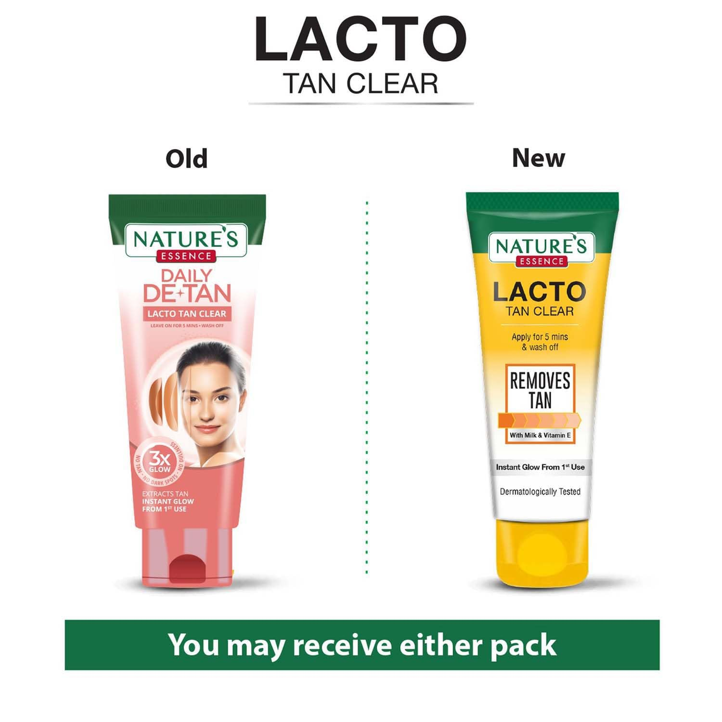 Nature's Essence Daily De-Tan Lacto Tan Clear