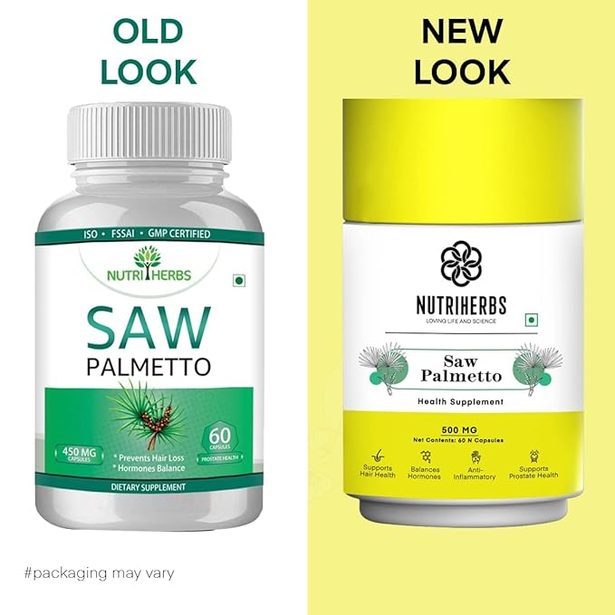 Nutriherbs Saw Palmetto 450mg Capsules