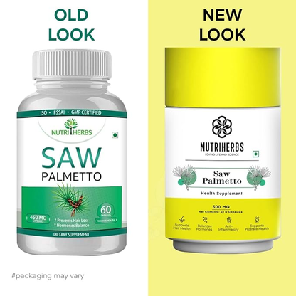 Nutriherbs Saw Palmetto 450mg Capsules