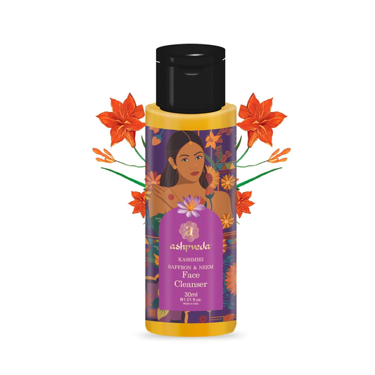 Ashpveda Radiant Kashmiri Saffron and Neem Face Wash