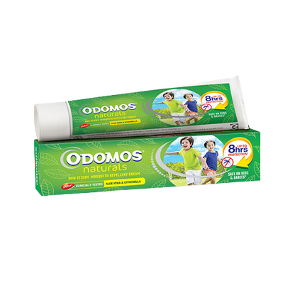 Buy Dabur Odomos Naturals Non-Sticky Mosquito Repellent Cream from DrMediCart, Ship from India to USA