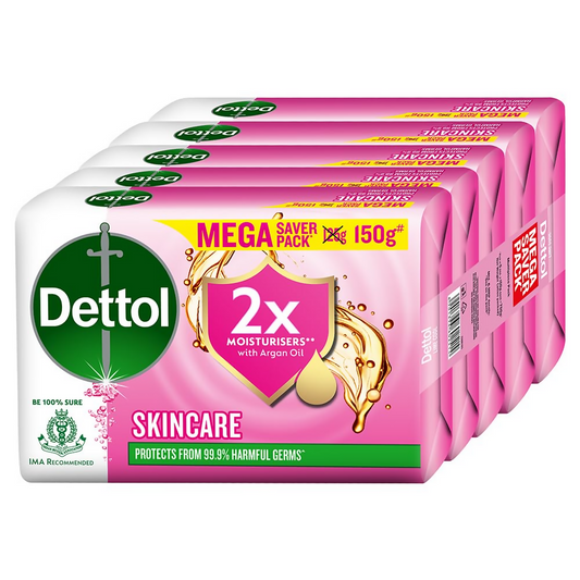 Dettol Skincare Moisturizing Beauty Bathing Soap Bar With Argan Oil