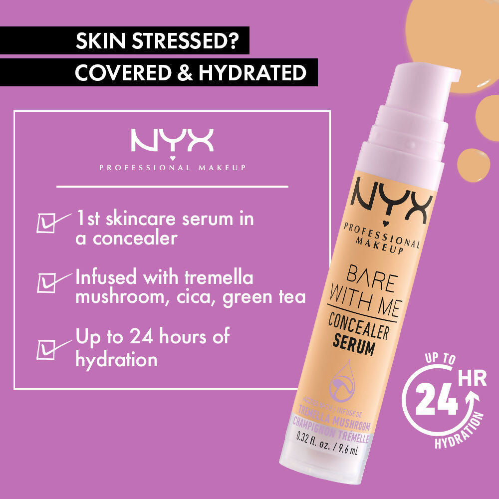 NYX Professional Makeup Bare With Me Serum And Calm Concealer - Light