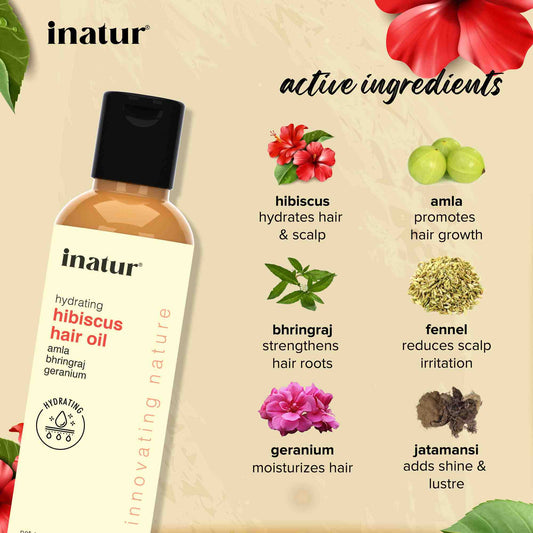 Buy Inatur Hibiscus Hair Oil from DrMediCart, Ship from India to USA