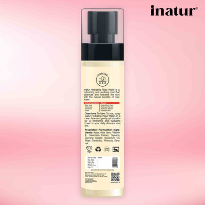 Inatur Rose Hydrosol Floral Water