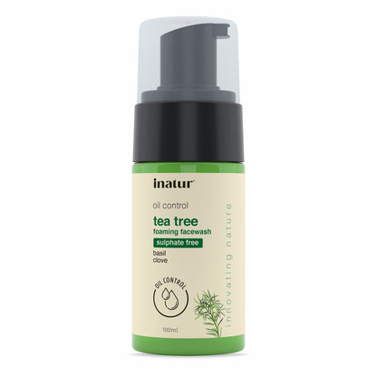 Inatur Tea Tree Foaming Face Wash