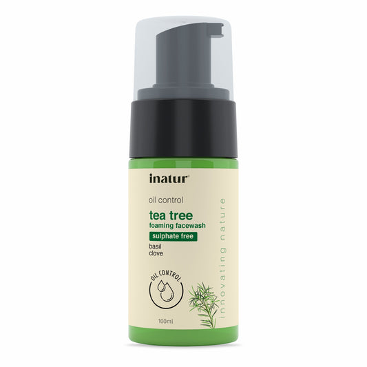 Inatur Tea Tree Foaming Face Wash