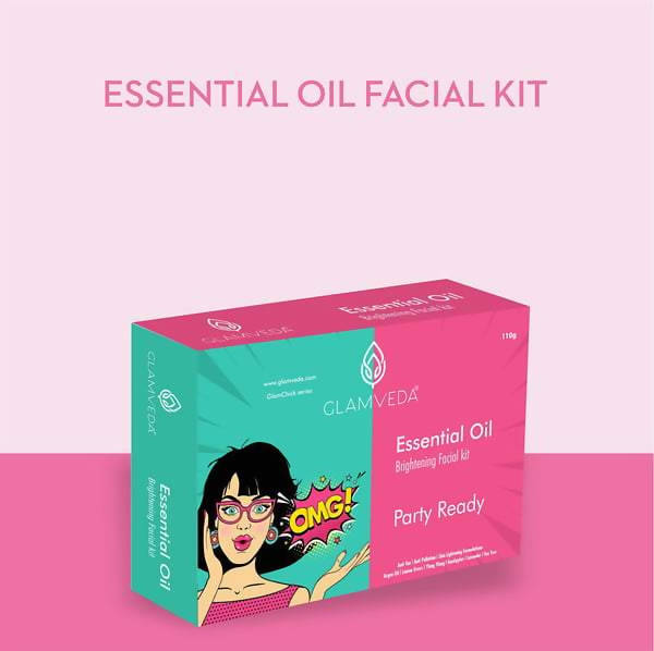 Glamveda Essential Oils Facial Kit-Party Ready