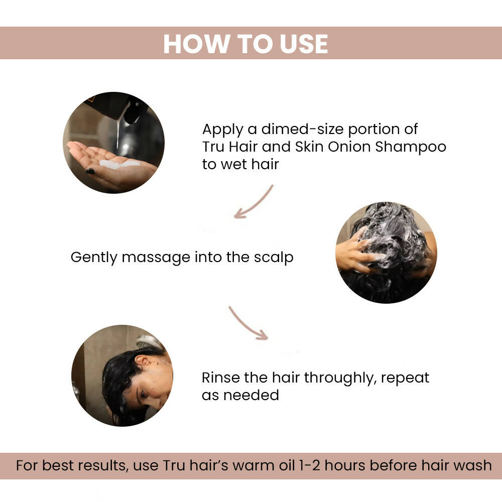 Tru Hair & Skin Onion Shampoo - DrMediCart