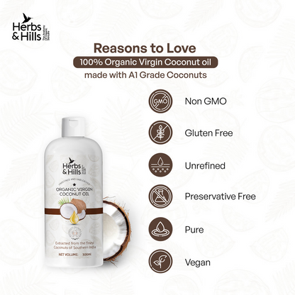 Herbs & Hills Organic Virgin Coconut Oil