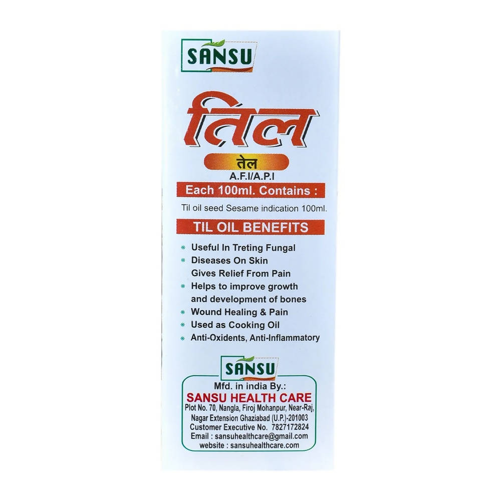 Sansu Organic Til Oil