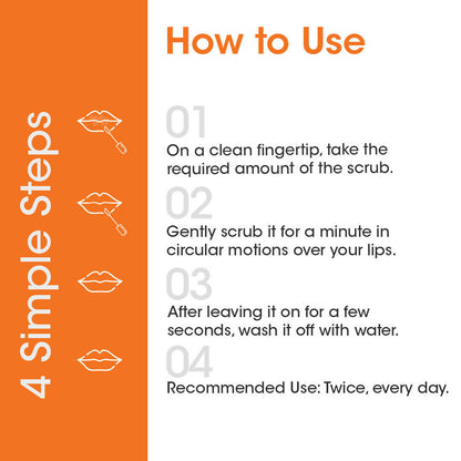TAC - The Ayurveda Co. Vitamin C & E Lip Scrub - DrMediCart