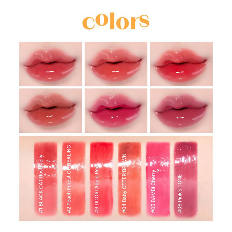 Etude House Over Glowy Tint - 03 Ddori Apple Red