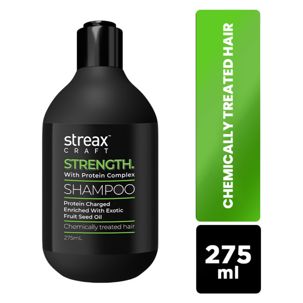 Streax Craft Strength Shampoo For Chemically Treated Hair Strength with Protein Complex