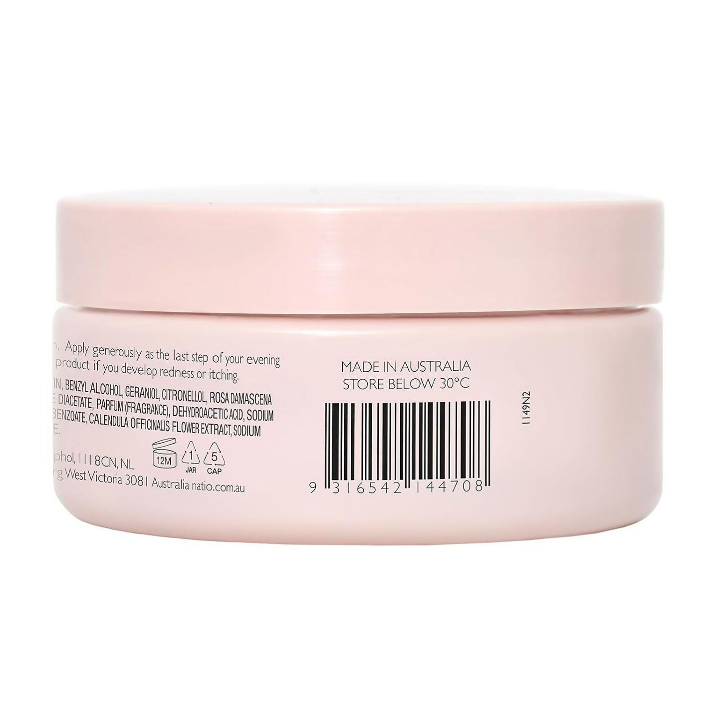 Natio Rosewater Hydration Moisture Gel Sleeping Mask
