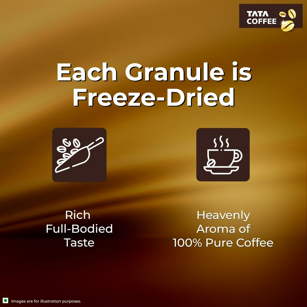 Tata Coffee Gold Original Instant & Pure Coffee Jar