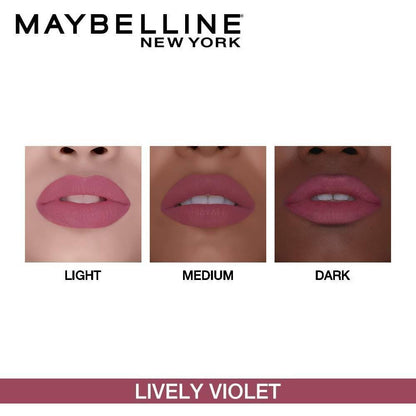 Maybelline New York Color Sensational Creamy Matte Lipstick / 636 Lively Violet - DrMediCart