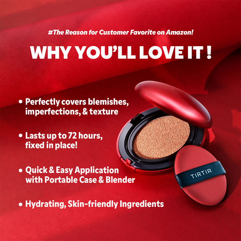 Tirtir Mask Fit Red Mini Cushion Foundation - 33N Macchiato