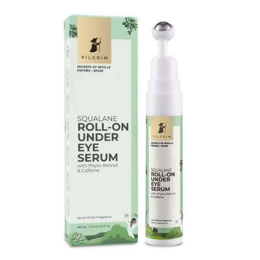 Buy Pilgrim Squalane Roll-On Under Eye Cream Serum from DrMediCart, Ship from India to USA