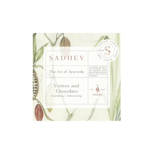 Sadhev Nourishing & Moisturizing Bathing Bar-Vetiver & Chocolate - DrMediCart
