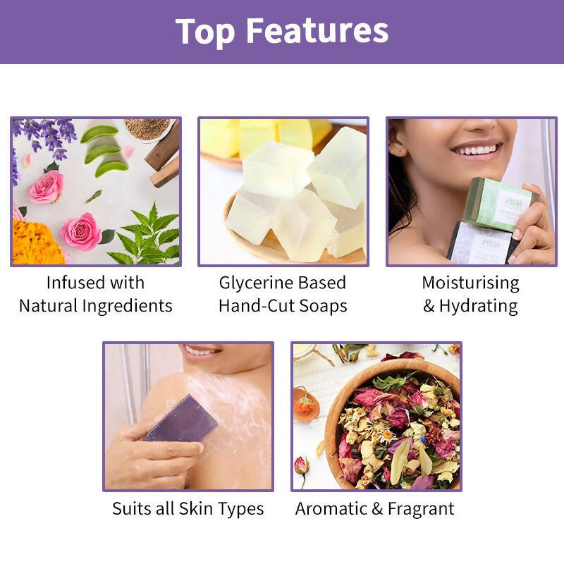 Nykaa Naturals Lavender & Basil Soothing Bathing Soap - Drmedicart