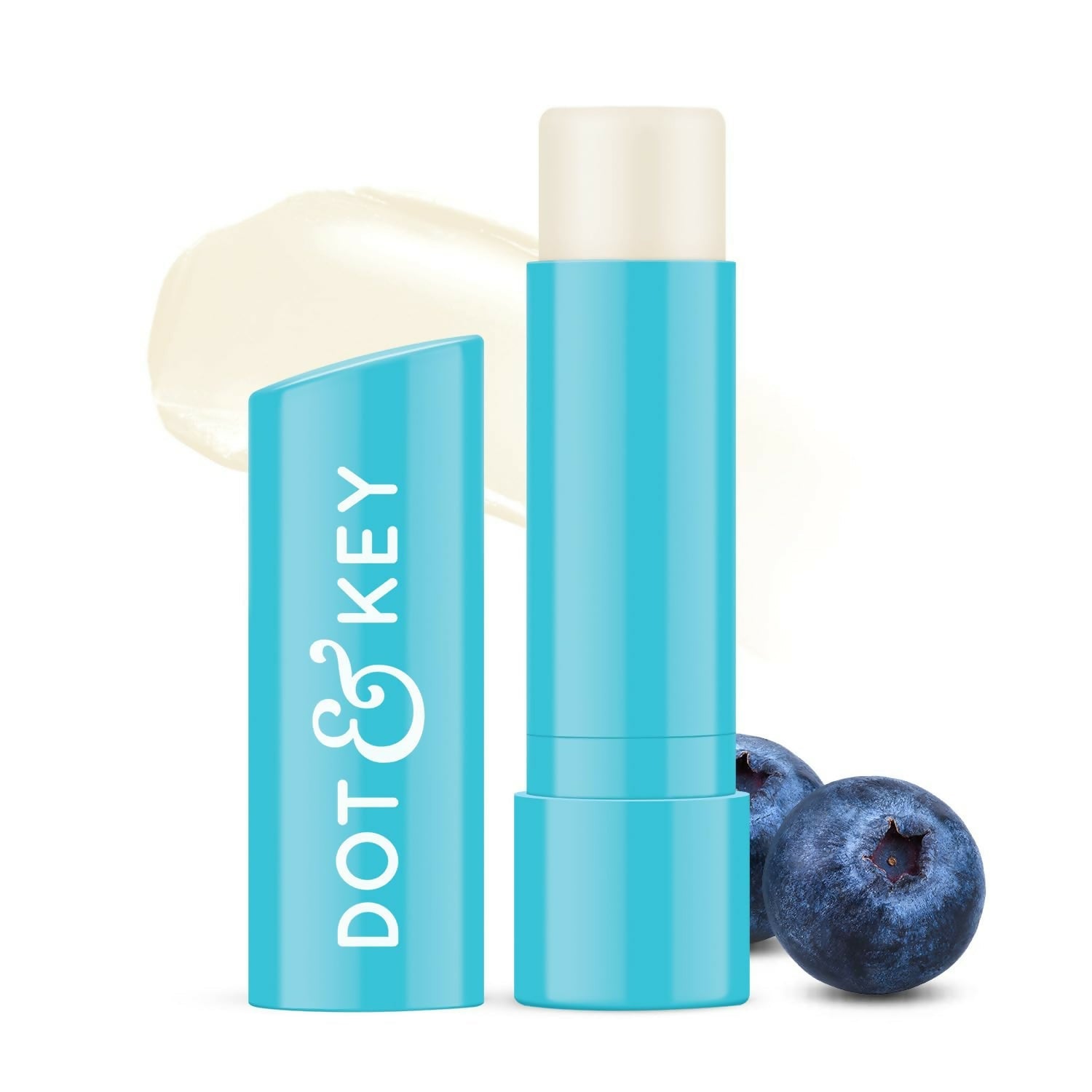 Dot & Key Barrier Repair Hydrating Lip Balm SPF 50 With Ceramides & Peptides Blueberry Bliss