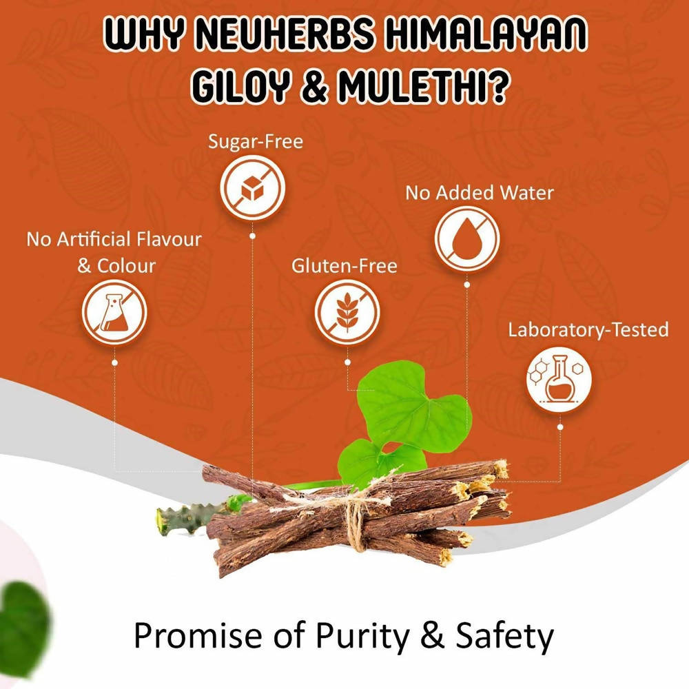 Neuherbs Himalayan Giloy Mulethi Juice