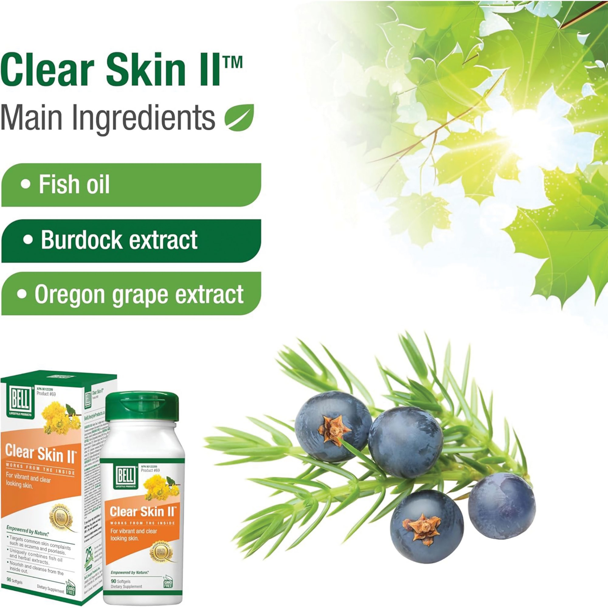 The Ayur House Clear Skin II Capsules
