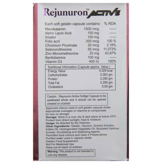 Fourrts Rejunuron Active Softgel Capsules
