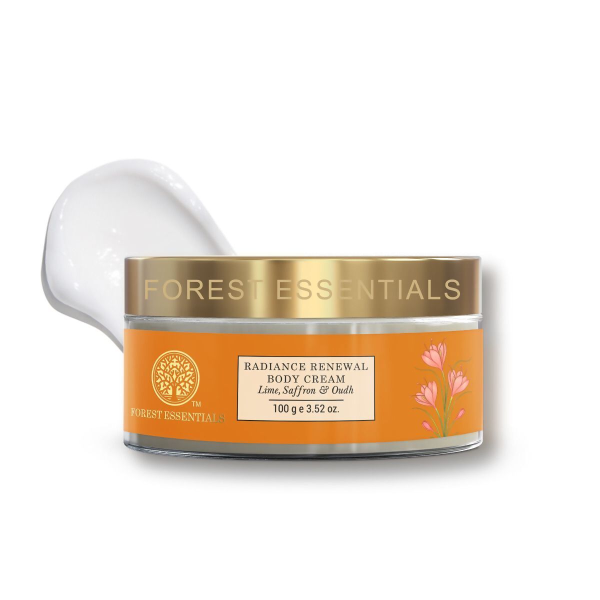 Buy Forest Essentials Radiance Renewal Body Cream Lime Saffron & Oudh from DrMediCart, Ship from India to USA