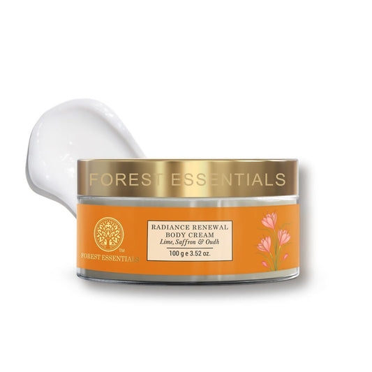 Buy Forest Essentials Radiance Renewal Body Cream Lime Saffron & Oudh from DrMediCart, Ship from India to USA