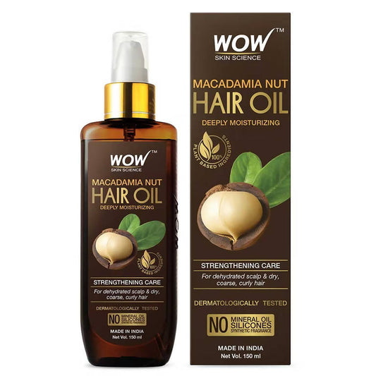 Buy Wow Skin Science Macadamia Nut Hair Oil from DrMediCart, Ship from India to USA