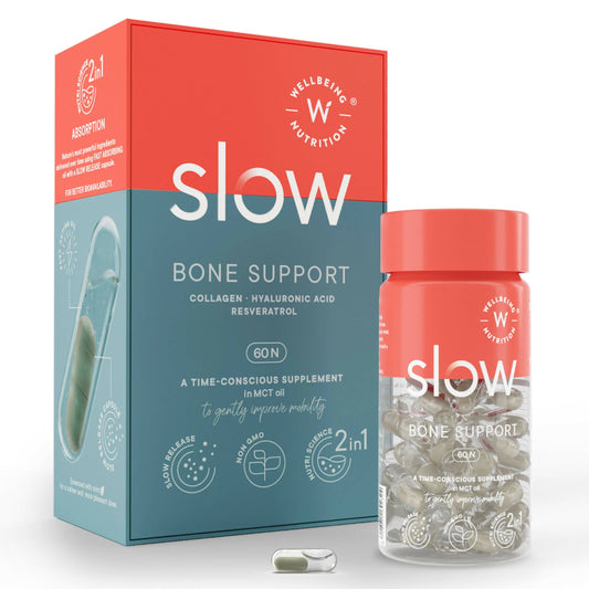Buy Wellbeing Nutrition Slow | Bone & Joint Support Capsules from DrMediCart, Ship from India to USA