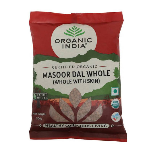 Buy Organic India Masoor Dal Whole (Whole With Skin) from DrMediCart, Ship from India to USA