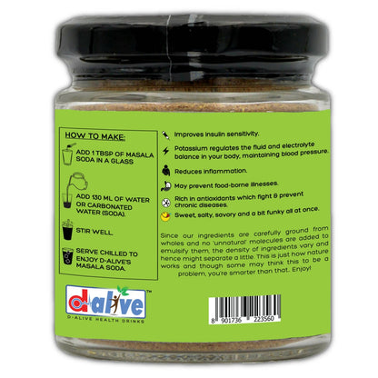 D-Alive Masala Soda Instant Drink Premix - Drmedicart