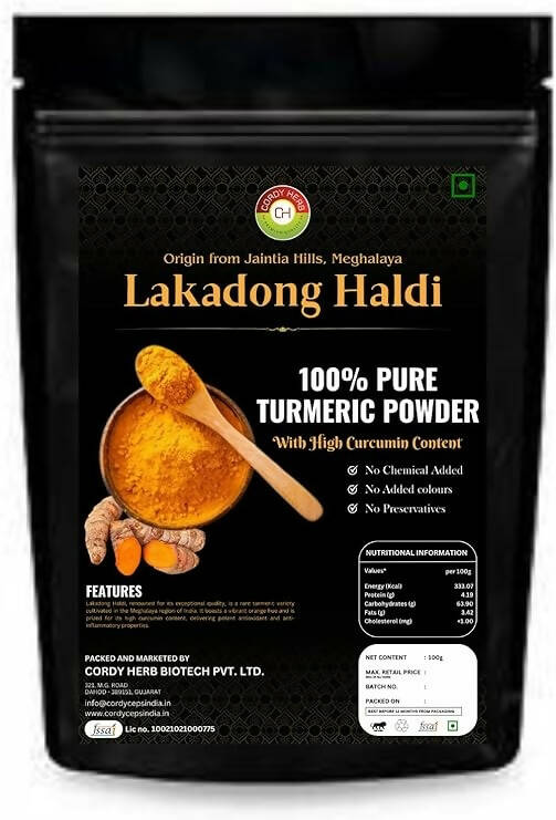 Cordy Herb Lakadong Turmeric Powder