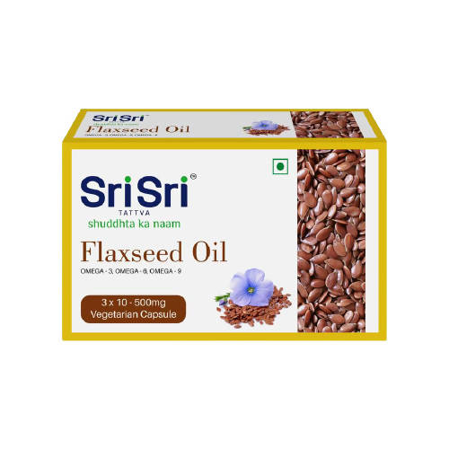 Buy Sri Sri Tattva Flaxseed Oil Capsules from DrMediCart, Ship from India to USA