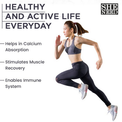 SheNeed Vitamin D Supplement For Women Tablets