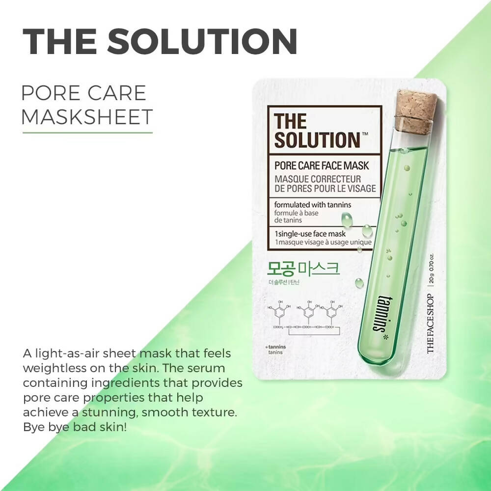 The Face Shop The Solution Pore Care Face Mask - DrMediCart