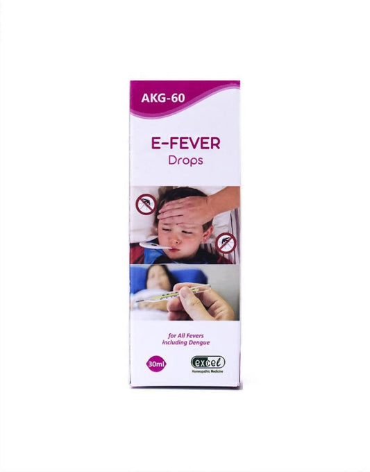 Buy Excel Pharma AKG-60 E-Fever Drops from DrMediCart, Ship from India to USA