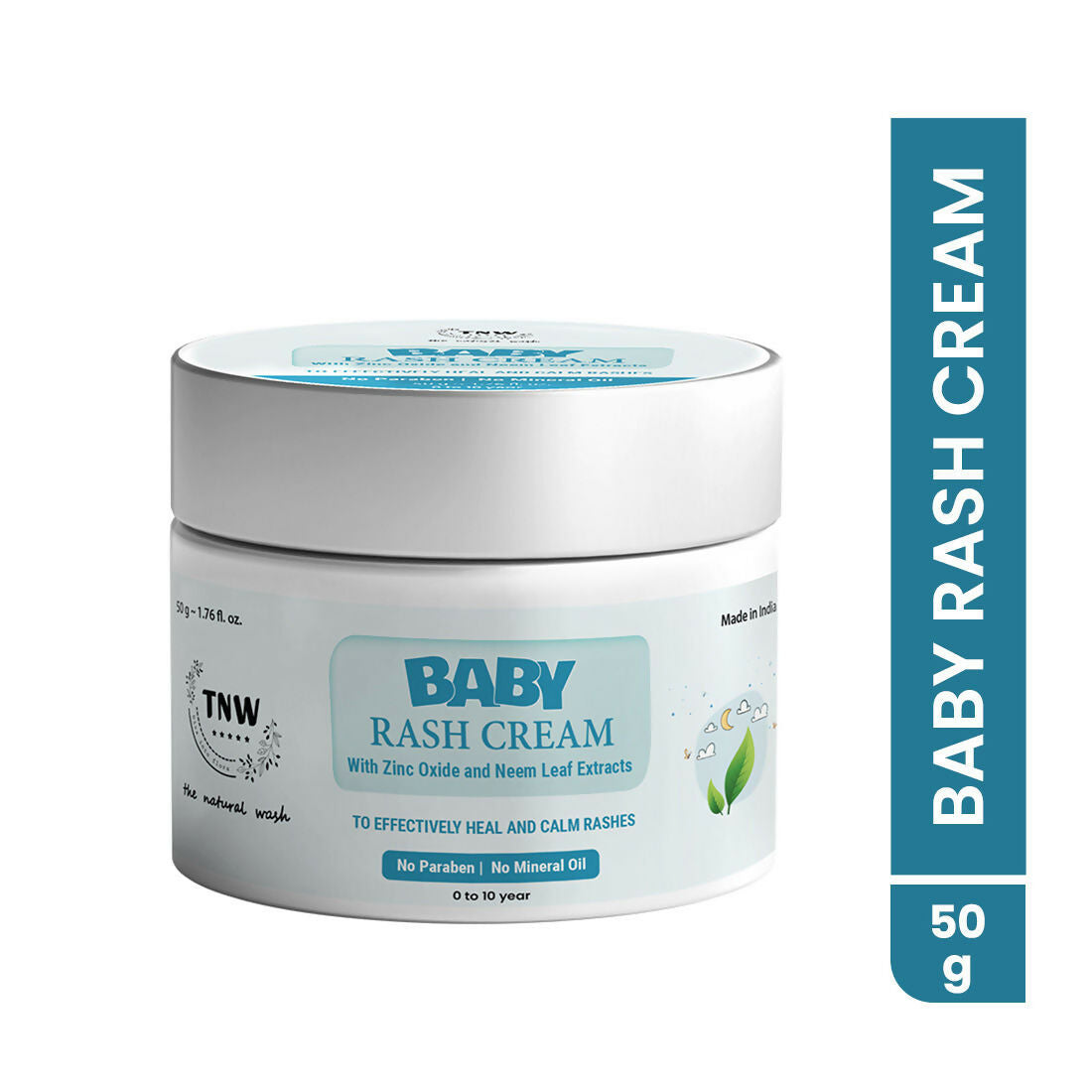 The Natural Wash Diaper Rash Cream for Babies