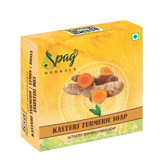 Buy Spag Herbals Kasturi Turmeric Handmade Soap from DrMediCart, Ship from India to USA