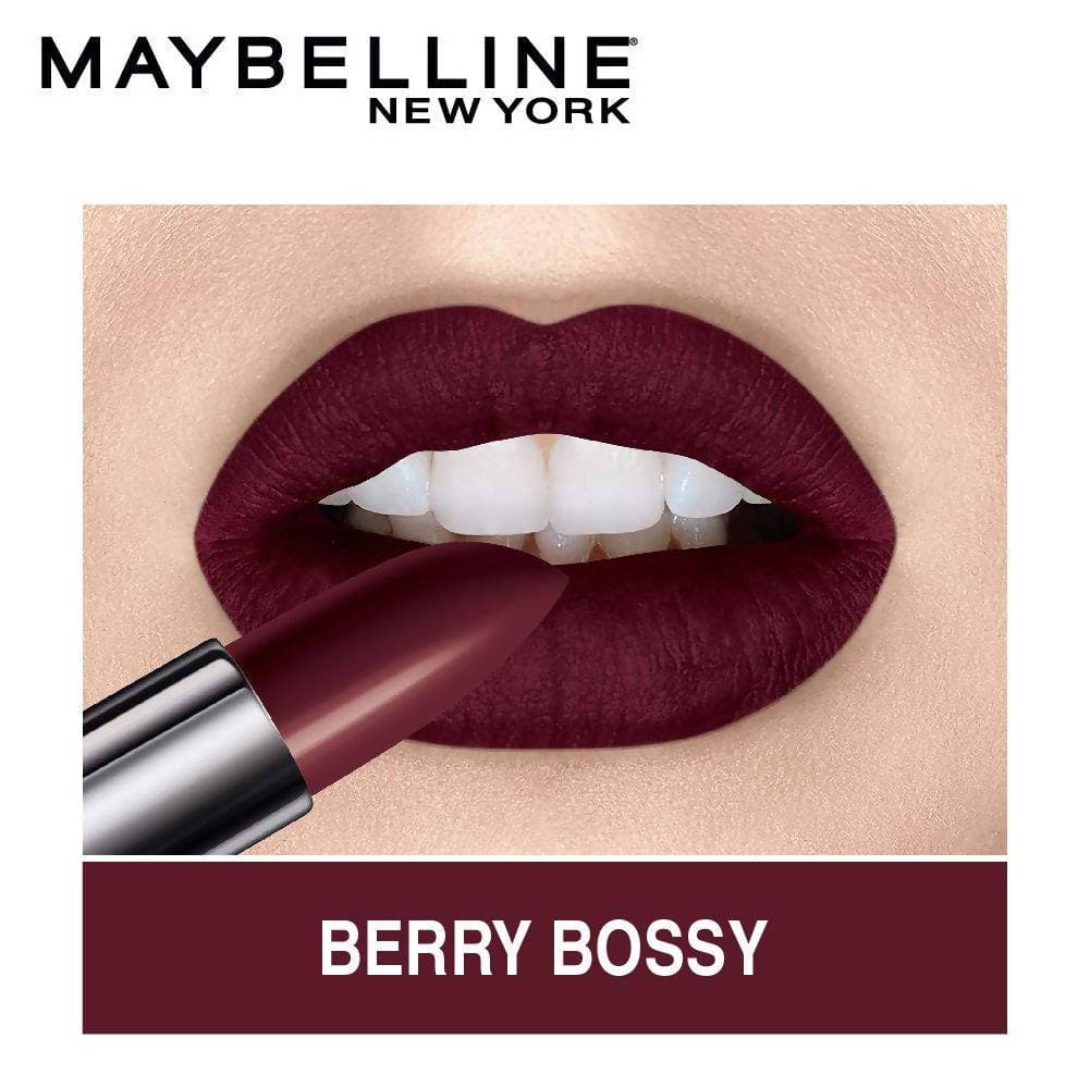 Maybelline New York Color Sensational Creamy Matte Lipstick, 904 Berry Bossy - DrMediCart