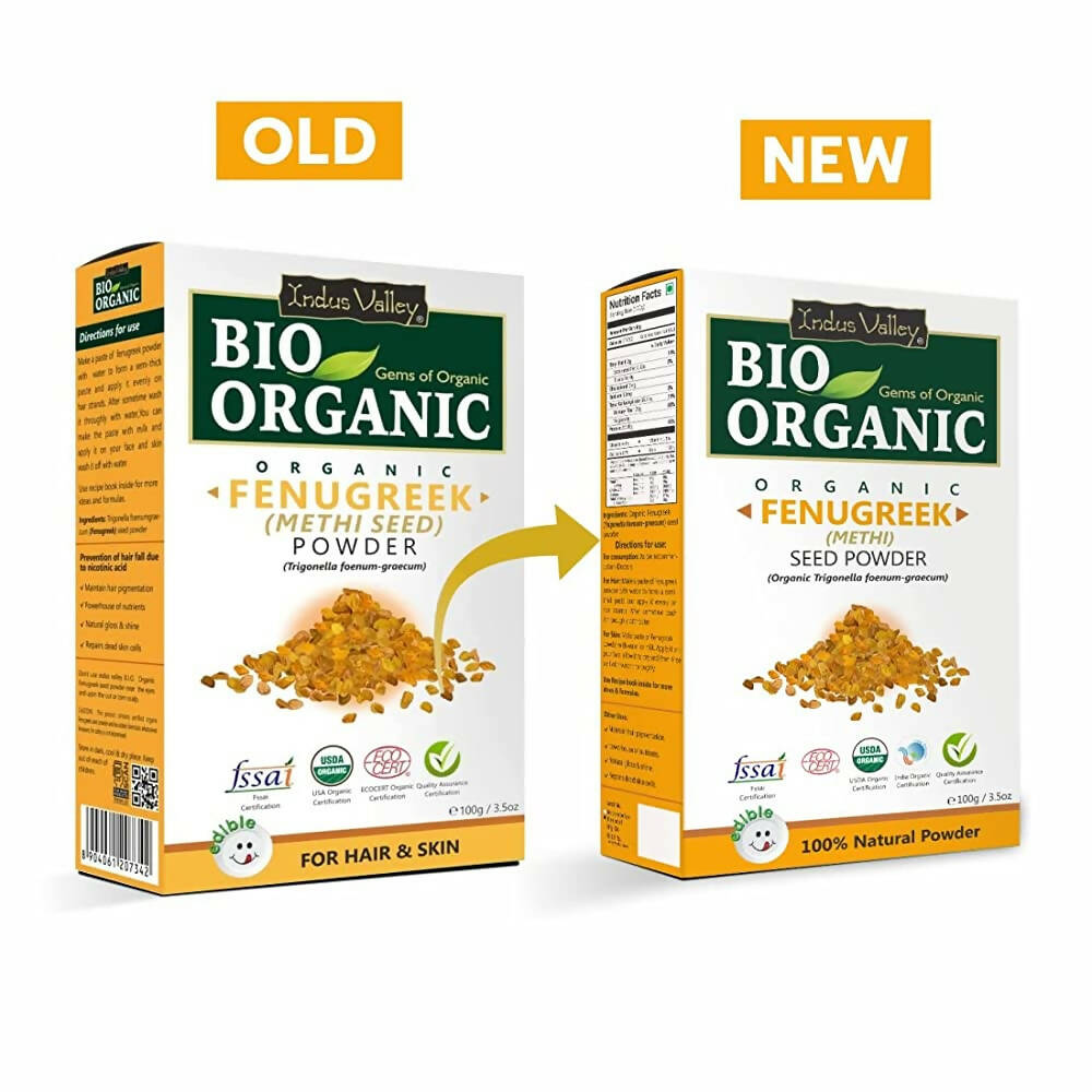 Indus Valley Bio Organic Fenugreek (Methi Seed) Powder