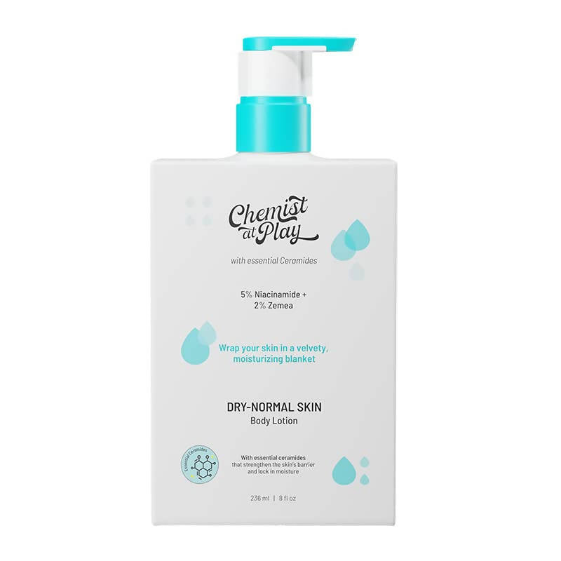 Chemist At Play Dry-Normal Skin Body Lotion with 5% Niacinamide + 2% Zemea For Deep Nourishment, Long Hydration