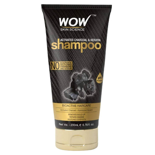 Wow Skin Science Charcoal & Keratin Shampoo - DrMediCart