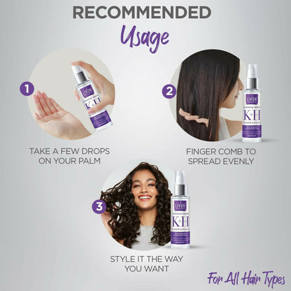 Livon Professional Hydrating Serum With Keratin, Hyaluronic & Olive Oil