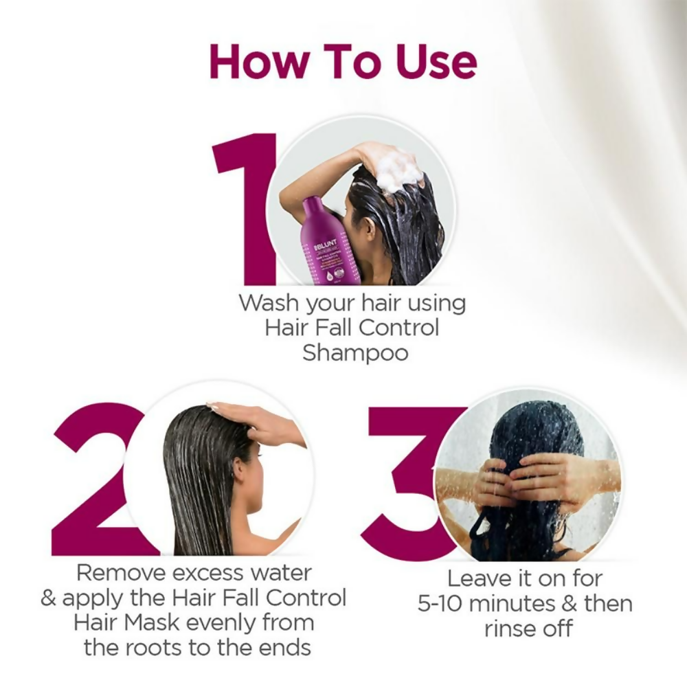 BBlunt Hair Fall Control Hair Mask With Pea Protein & Caffeine